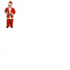 ATOSA Déguisement père Noël garçon 4-6 ans - Rouge et blanc - Enfant