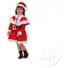 Déguisement de Noël pour fille en feutrine ATOSA - Taille 5-6 ans - Rouge