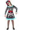 ATOSA déguisement squelette mexicain colour fille enfant 3 a 4 años