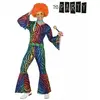 Atosa Combinaison Disco - Funky Rainbow - Homme Taille : M/L - Déguisements et fêtes