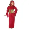 Déguisement pour Enfants Dame médiévale Rouge (Taille 5-6 Ans)