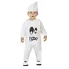 BigBuy Déguisement pour Bébés Fantôme Blanc (2 Pcs) (Taille 6-12 Mois)