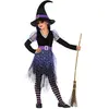 RueDeLaFete Déguisement Sorcière - Enfant 10-12 ans - ATOSA - Noir et Multicolor