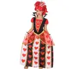 Atosa Déguisement fille reine de coeur 7 à 9 Ans - Déguisements et fêtes