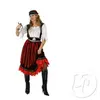 ATOSA déguisement femme pirate rouge & brun taille xxl