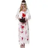 Atosa Déguisement mariée ensanglantée femme Halloween M / L