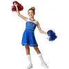 Atosa déguisement cheerleader bleu enfant filles 3 a 4 años