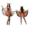 Atosa Déguisement papillon orange - ANGEL TOMAS, SA - M/L - Femme - Carnaval