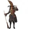 Déguisement de Sorcière Marron pour Fille - ATOSA - Costume pour Halloween - Imitation daim, lin et satin