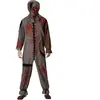 Déguisement Homme Poupée Vaudou - ATOSA - Costume Halloween - Gris - Imitation lin et tartan