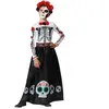 Déguisement Fille Squelette Mexicain - ATOSA - Taille 5/6 ans - Halloween/Dia De Los Muertos