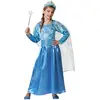 ATOSA déguisement princesse bleu enfant fille magique 7 a 9 años