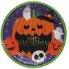 RueDeLaFete Assiettes carton Halloween x6 -18cm