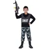 Déguisement Policier SWAT - ATOSA - Disfraz de Policía SWAT - Multicolor - Noir - À partir de 3 ans