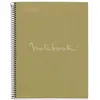 MAUL Miquel rius Cahier emotions 100% recycle 1 couleur bande A4 80 fe...