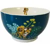 FAYE Bol TIGER bleu en Porcelaine - D. 13 cm x H. 7.5 cm - 480 ml