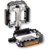 Pédales VTT - V.P - 196 - Noir - Aluminium - Catadioptre inclus