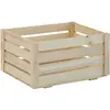ASTIGARRAGA KIT LINE Caisse de rangement à lattes pin massif - 30 x 22 x 16 cm - bois brut