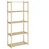 Astigarraga - etagère 5 tablettes à lattes 171x65x30cm - nc-5-30 TU