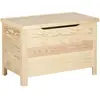 ASTIGARRAGA KIT LINE Coffre de rangement en pin massif brut 85L  70 x 40 x 48 cm
