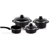 MAGEFESA Kenia - Batterie de cuisine 7 pièces Noir 41 x 27 x 19 cm