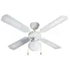 Grupo FM Ventilateur de plafond avec groupe lumineux FM VT-CLASSIC-105B 50W blanc