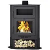 FM CALEFACCION Fm Biomasa - Poêle à bois d'angle avec four - firematic Memphis 11.2 kW