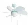 Grupo FM Ventilateur de plafond avec groupe de lumière FM VT-90B 50W 80 cm blanc