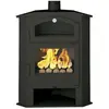 FM CALEFACCION Fm Biomasa - Poêle à bois d'angle avec four - firematic Idaho 9.5 kW