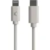 Câble USB-C vers Lightning KSIX MFI (1 m) Blanc