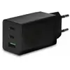 Chargeur Ksix Double USB Type C + USB Type A 67W GaN Noir