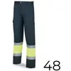 MARCA Marque-PFY 388/À48 Pantalon Haute Visibilité Jaune/Bleu 48