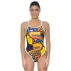 Turbo Tucan Bas de Bikini, Multicolore, L Femme