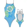 Turbo Tiki Beach Bas de Bikini, Bleu Clair, L Femme