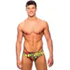 Turbo Aloha Swimming Brief Multicolore S Homme