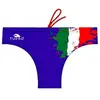 Turbo Italy 2012 Waterpolo Swimming Brief Bleu 5XL Homme