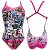 Maillot de bain de natation Turbo City Pro Racer bretelles fines rose femme - S