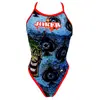 Maillot de bain Turbo Joker Wall Revolution bretelles fines bleu femme - S