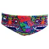 Maillot de bain de waterpolo Turbo Bali Tribal noir - L