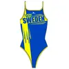Turbo Sweden Swimsuit Jaune,Bleu 5XL Femme