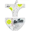 Turbo Gin Tonic Swimming Brief Blanc 4XL Homme