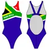 Turbo South Africa Pro Resist Swimsuit Bleu S Femme