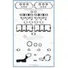 AJUSA 51022700 Jeu complet de joints d'étanchéité, moteur