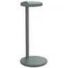 FLOS lampe de table OBLIQUE QI (2700K, vert sauge poli - Aluminium et PMMA)