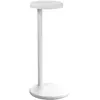 FLOS lampe de table OBLIQUE QI (2700K, blanc opaque - Aluminium et PMMA)