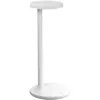 FLOS lampe de table OBLIQUE (2700K, blanc opaque - Aluminium et PMMA)