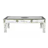 GINER Y COLOMER Table basse en manguier blanc vieilli