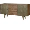 GINER Y COLOMER Buffet en manguier et bronze