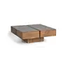 GINER Y COLOMER Table basse en bois d'acacia