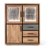 GINER Y COLOMER Buffet fabriqué à la main en bois d'acacia 110cm